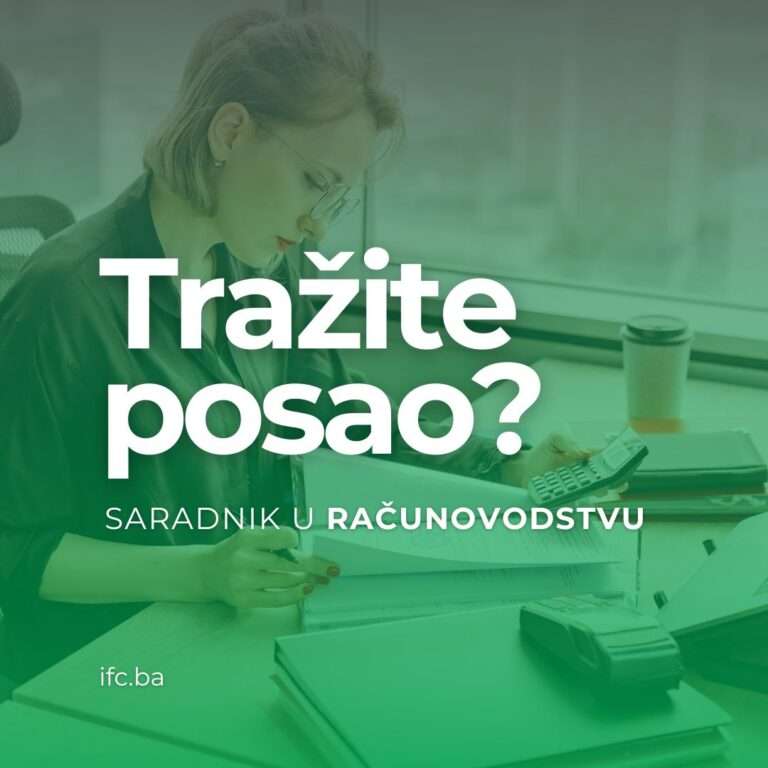 oglas za posao u računovodstvu