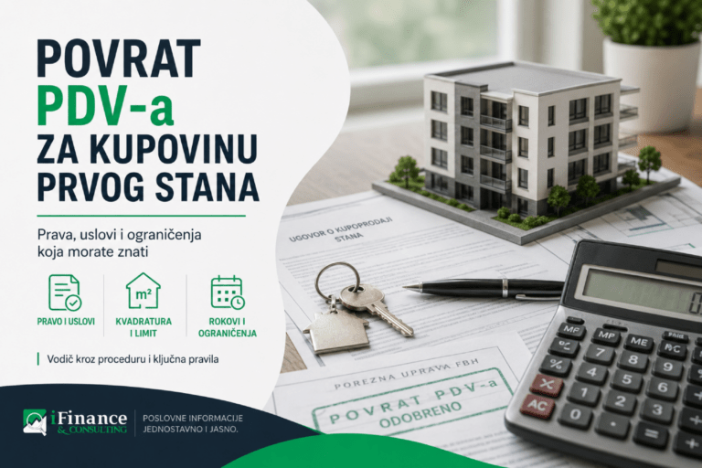 Vodič kroz povrat PDV-a za kupovinu prvog stana